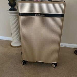 Juicy Couture Metallic Gold Suitcase
